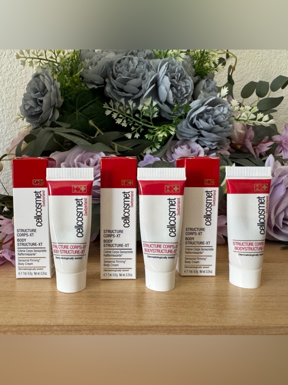 Cellcosmet Body Structure-XT 7ml x3 | Swiss Firming Body Cream Travel Set